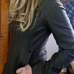Faux Leather Jacket